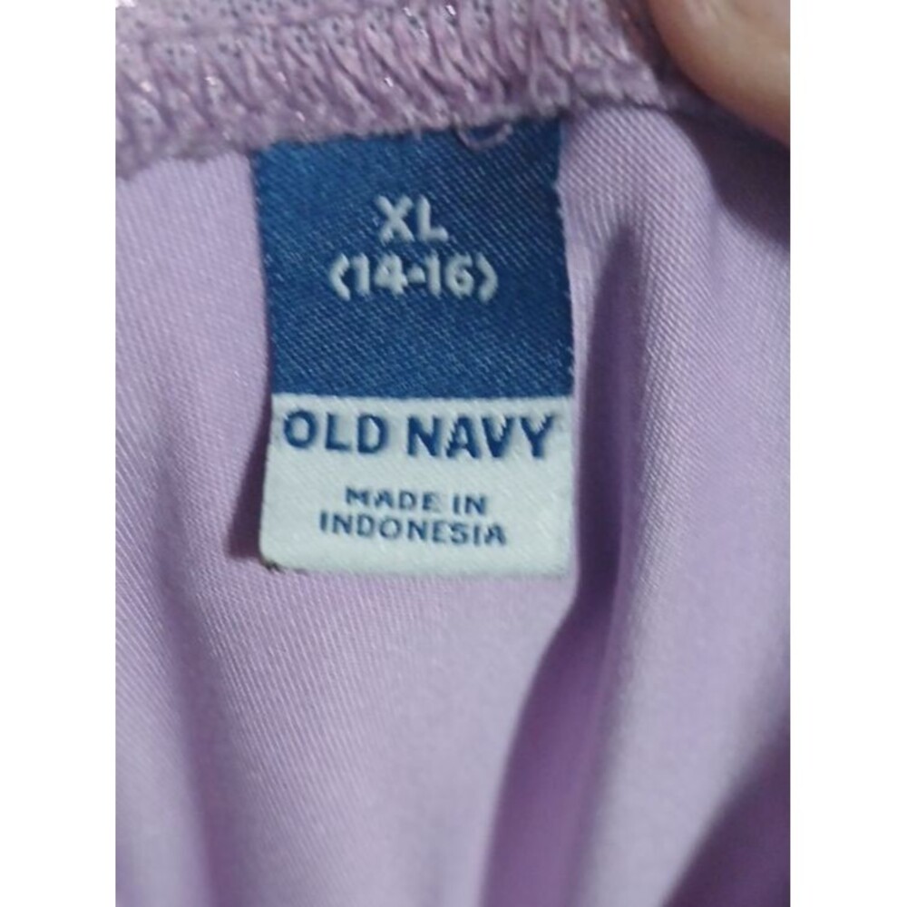 Old Navy Girls Xl 14/16 Sparkle  Purple Pants - Picture 5 of 7